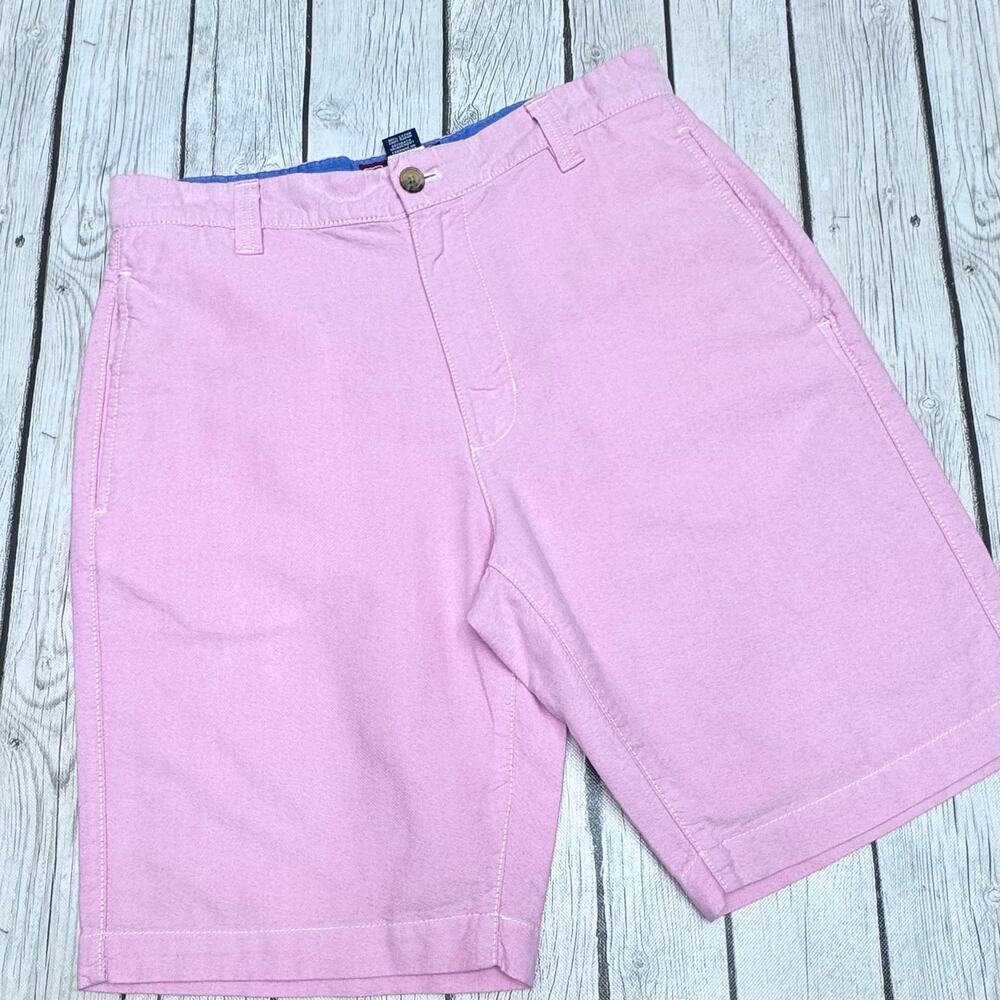 Chaps Men's Oxford Flat Front Shorts, Size 30